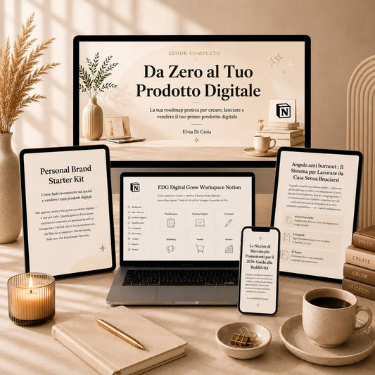 Da zero al tuo prodotto digitale - Bundle completo