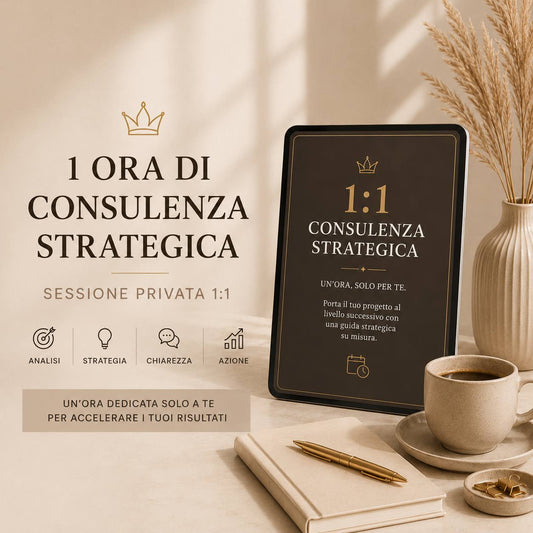 Consulenza 1:1 — Una direzione chiara per il tuo business digitale